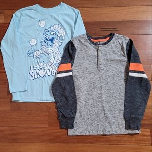 NWOT 2 Boy's long sleeve shirts - 8 / 10